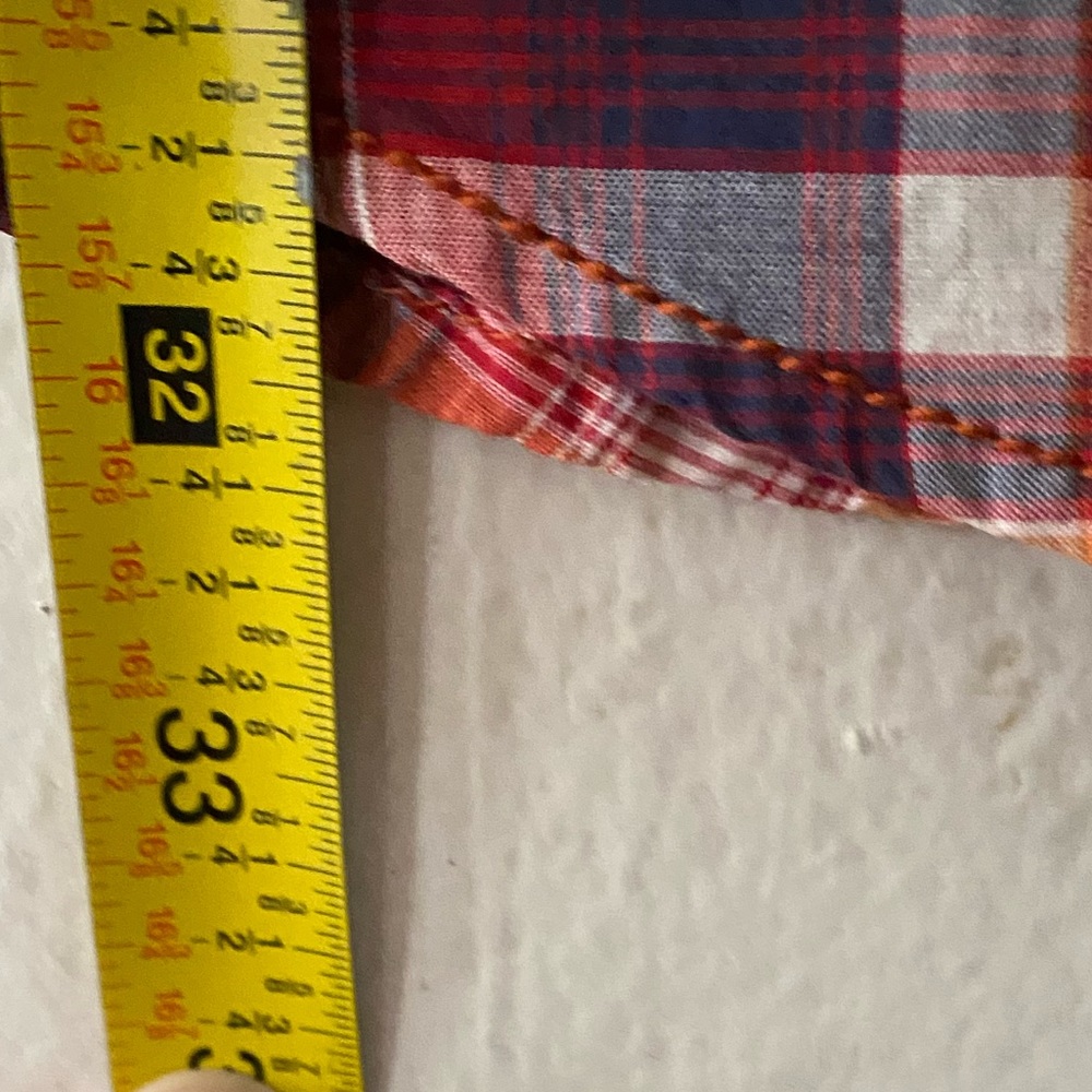 Lucky Brand Men’s Distinctive Western Red Button Down Shirt Size XL - Picture 8 of 11